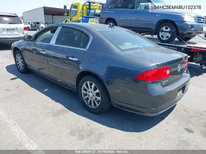 1G4HC5EM6BU102378 2011 Buick Lucerne Cxl