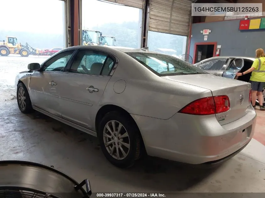 2011 Buick Lucerne Cxl VIN: 1G4HC5EM5BU125263 Lot: 39937317