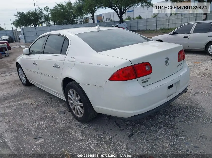 1G4HC5EM7BU139424 2011 Buick Lucerne Cxl