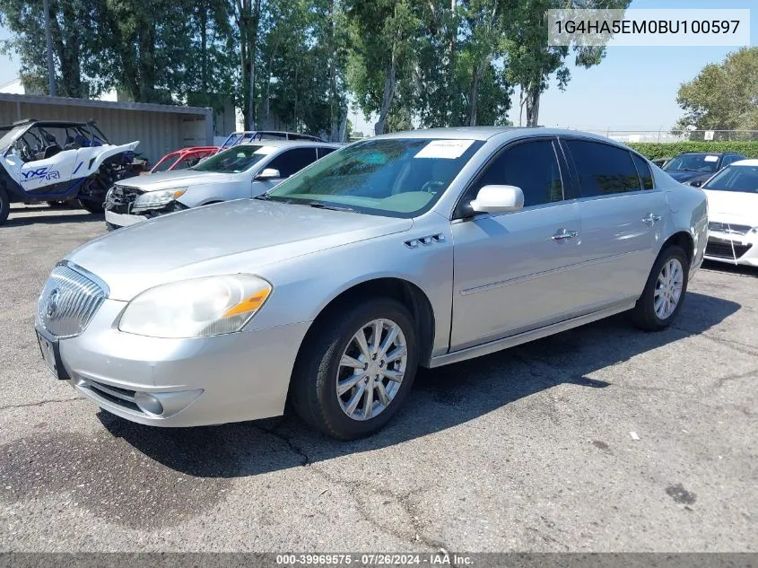 1G4HA5EM0BU100597 2011 Buick Lucerne Cx