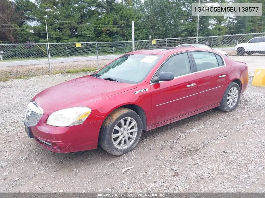 1G4HC5EM5BU138577 2011 Buick Lucerne Cxl