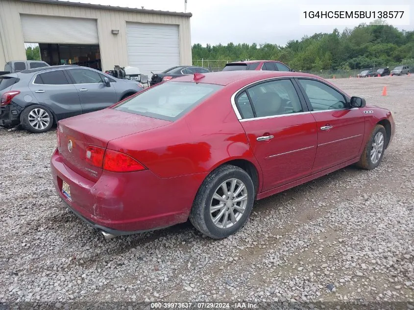 1G4HC5EM5BU138577 2011 Buick Lucerne Cxl