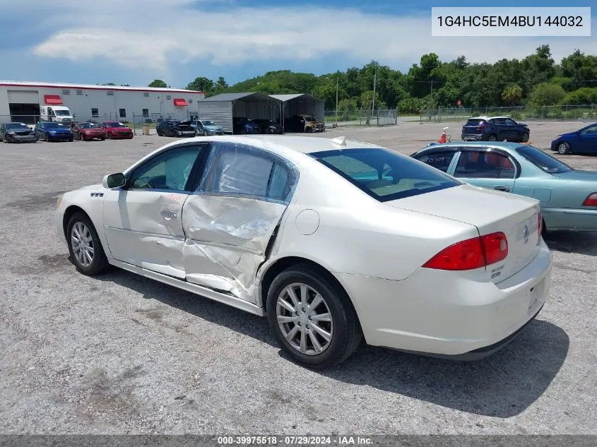 2011 Buick Lucerne Cxl VIN: 1G4HC5EM4BU144032 Lot: 39975518