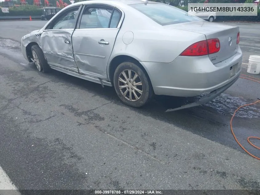 2011 Buick Lucerne Cxl VIN: 1G4HC5EM8BU143336 Lot: 39978785