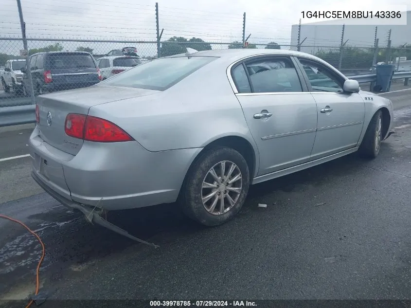 1G4HC5EM8BU143336 2011 Buick Lucerne Cxl