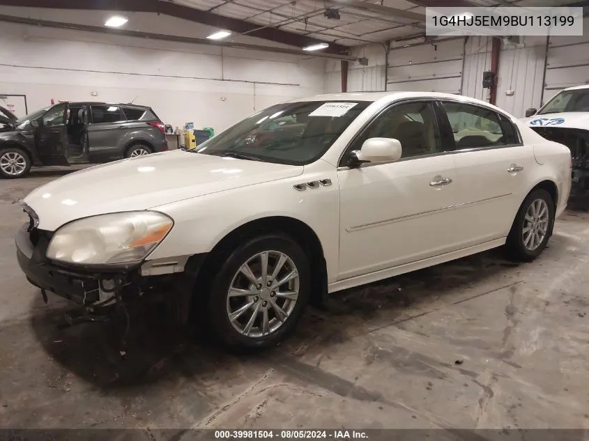 2011 Buick Lucerne Cxl Premium VIN: 1G4HJ5EM9BU113199 Lot: 39981504