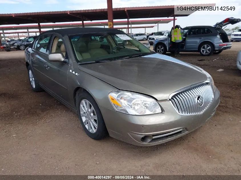 2011 Buick Lucerne Cxl VIN: 1G4HC5EM9BU142549 Lot: 40014297