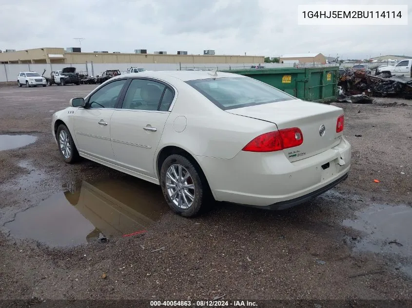 1G4HJ5EM2BU114114 2011 Buick Lucerne Cxl Premium