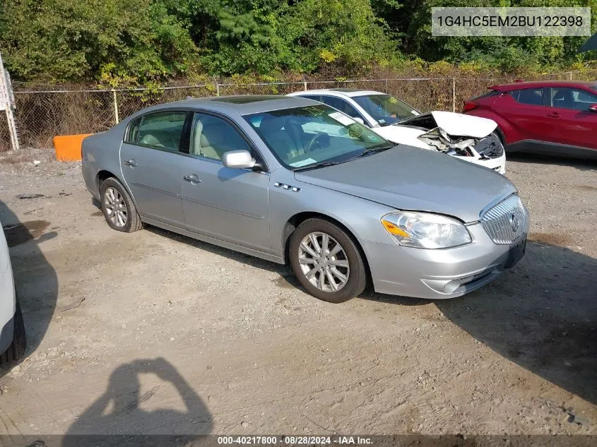 2011 Buick Lucerne Cxl VIN: 1G4HC5EM2BU122398 Lot: 40217800