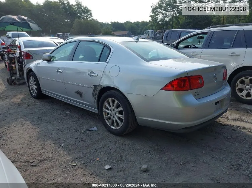 1G4HC5EM2BU122398 2011 Buick Lucerne Cxl