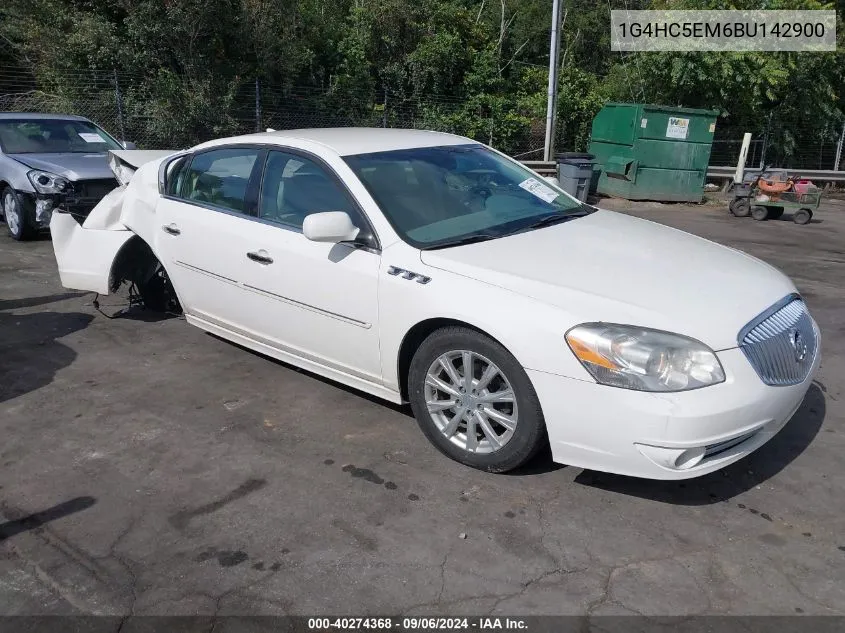 2011 Buick Lucerne Cxl VIN: 1G4HC5EM6BU142900 Lot: 40274368