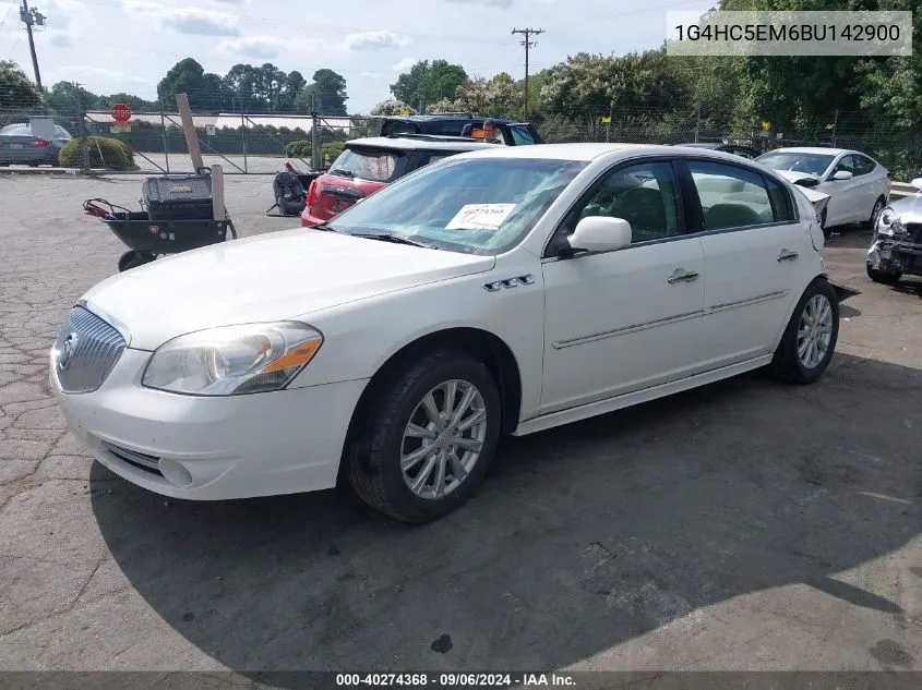 2011 Buick Lucerne Cxl VIN: 1G4HC5EM6BU142900 Lot: 40274368