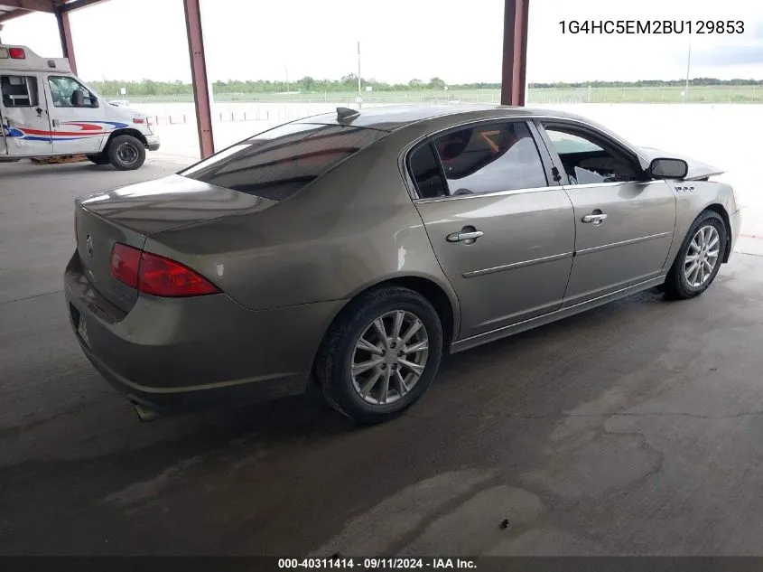 2011 Buick Lucerne Cxl VIN: 1G4HC5EM2BU129853 Lot: 40311414