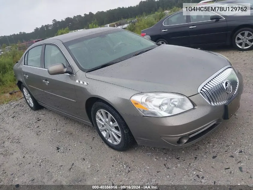 2011 Buick Lucerne Cxl VIN: 1G4HC5EM7BU129752 Lot: 40356956