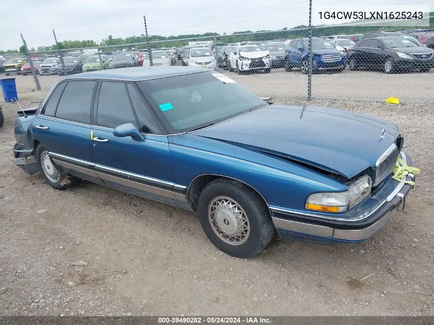 1992 Buick Park Avenue VIN: 1G4CW53LXN1625243 Lot: 39490282