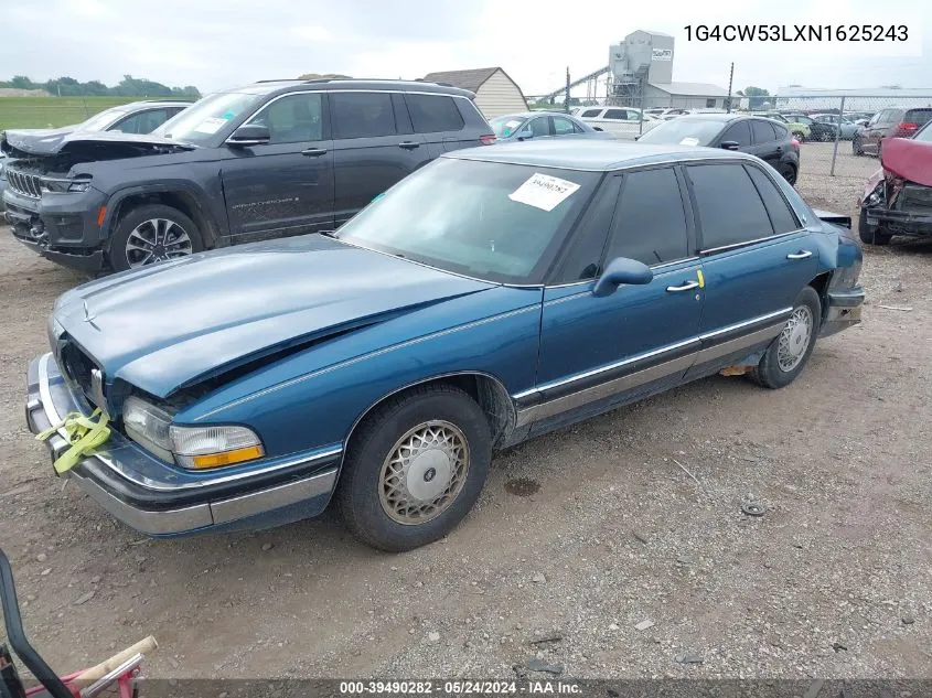 1992 Buick Park Avenue VIN: 1G4CW53LXN1625243 Lot: 39490282