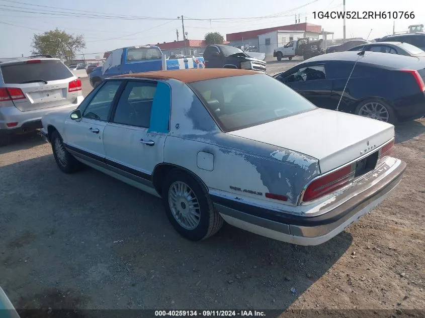 1G4CW52L2RH610766 1994 Buick Park Avenue