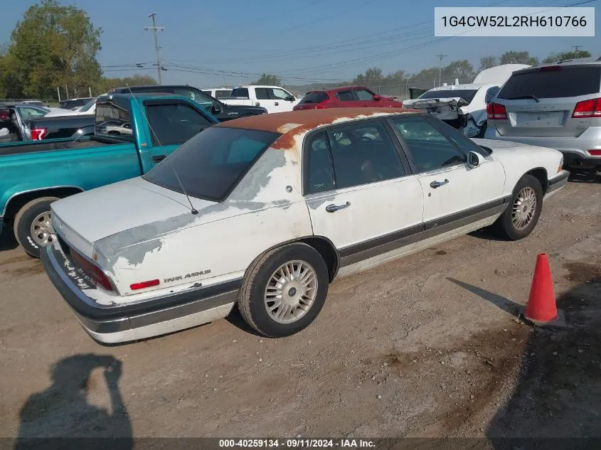 1G4CW52L2RH610766 1994 Buick Park Avenue