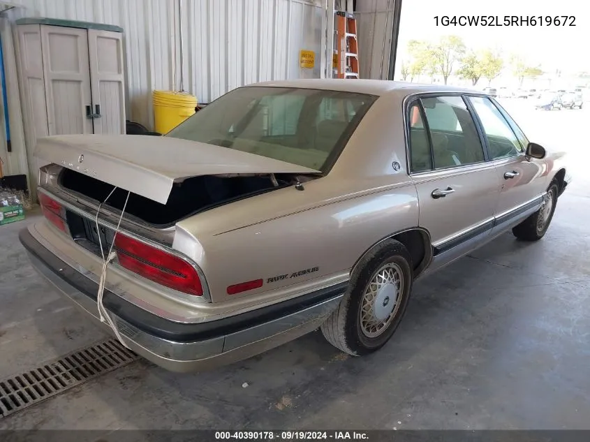 1G4CW52L5RH619672 1994 Buick Park Avenue