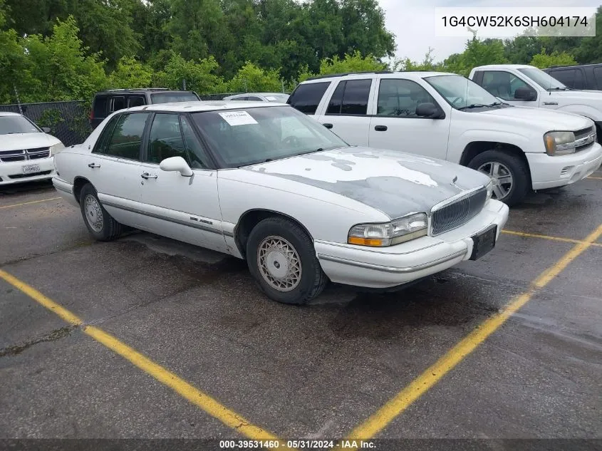 1G4CW52K6SH604174 1995 Buick Park Avenue