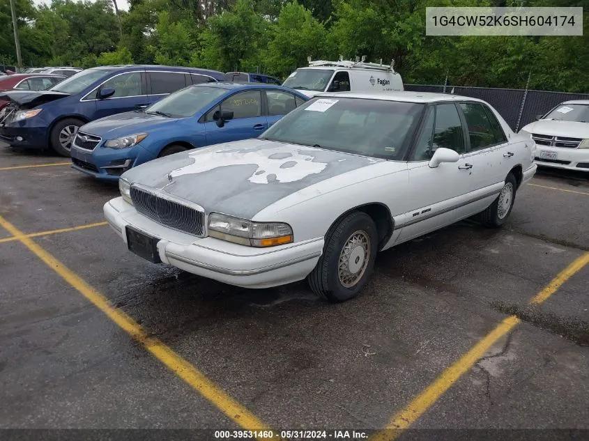 1G4CW52K6SH604174 1995 Buick Park Avenue