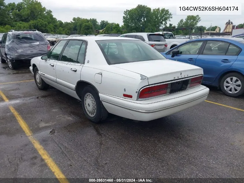 1G4CW52K6SH604174 1995 Buick Park Avenue