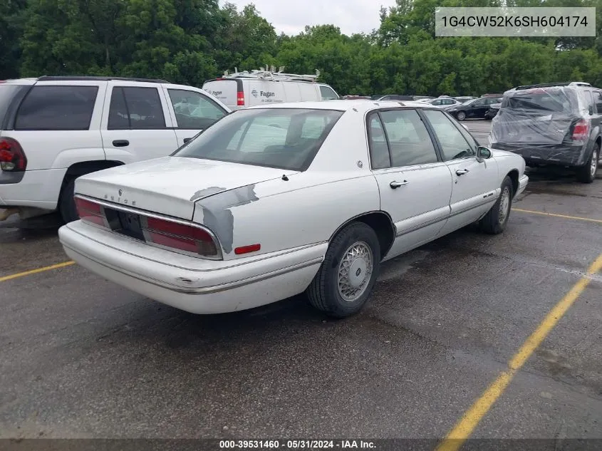 1G4CW52K6SH604174 1995 Buick Park Avenue