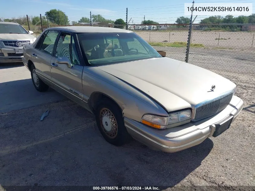 1G4CW52K5SH614016 1995 Buick Park Avenue