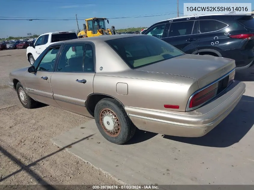 1995 Buick Park Avenue VIN: 1G4CW52K5SH614016 Lot: 39786576