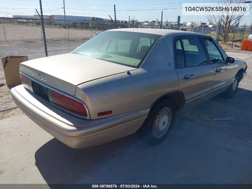 1G4CW52K5SH614016 1995 Buick Park Avenue