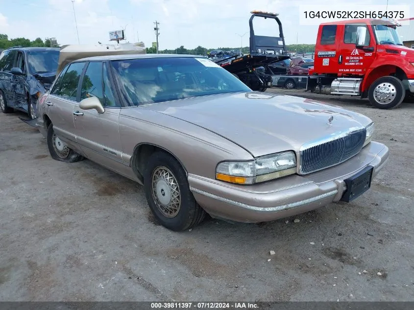 1995 Buick Park Avenue VIN: 1G4CW52K2SH654375 Lot: 39811397