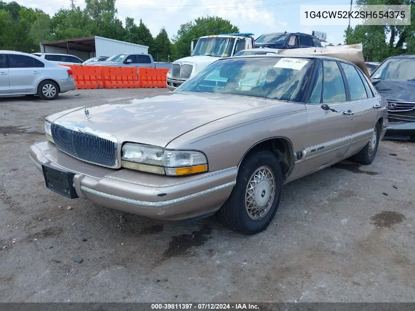 1995 Buick Park Avenue VIN: 1G4CW52K2SH654375 Lot: 39811397