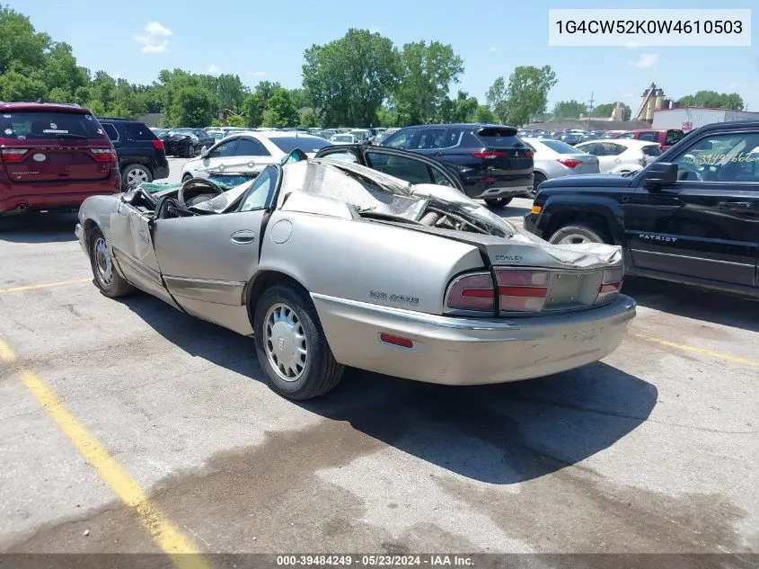 1G4CW52K0W4610503 1998 Buick Park Avenue