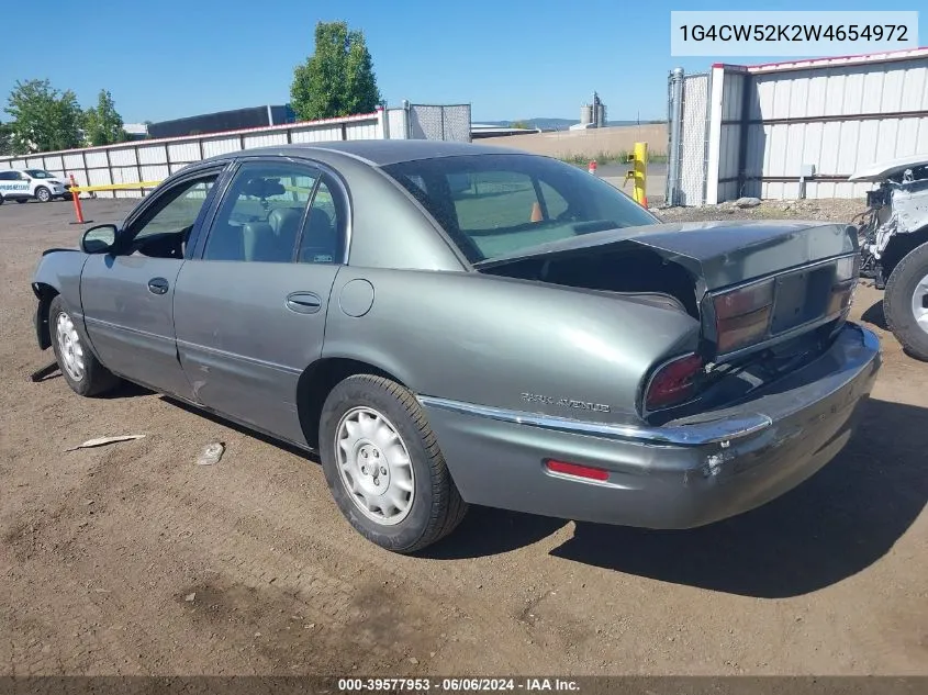 1G4CW52K2W4654972 1998 Buick Park Avenue