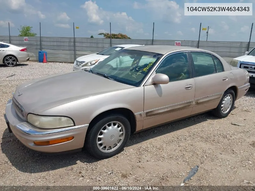 1G4CW52K3W4634343 1998 Buick Park Avenue