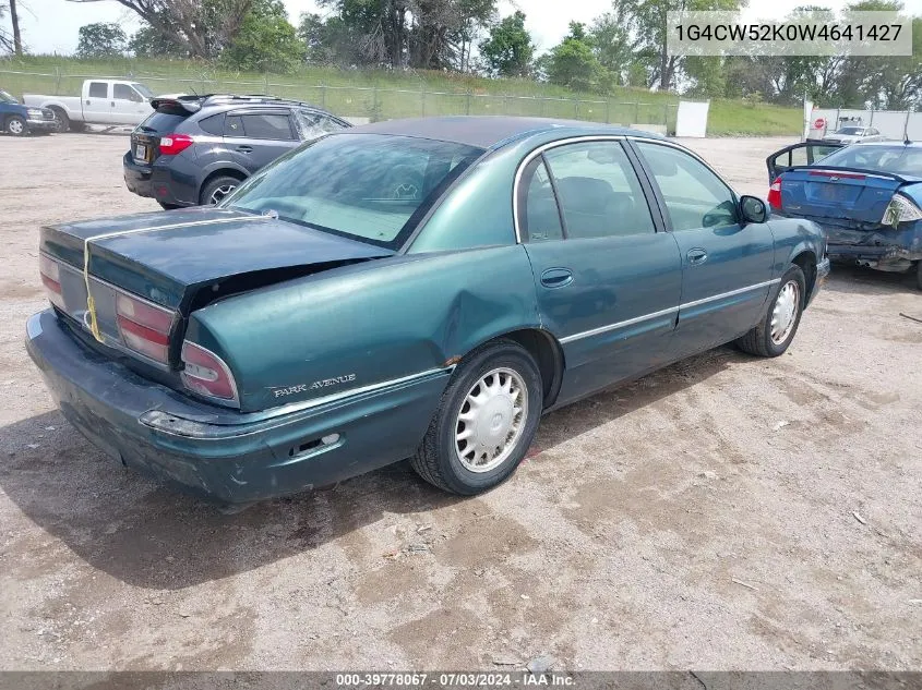 1998 Buick Park Avenue VIN: 1G4CW52K0W4641427 Lot: 39778067