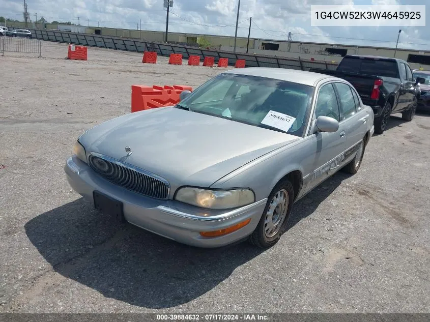 1998 Buick Park Avenue VIN: 1G4CW52K3W4645925 Lot: 39884632