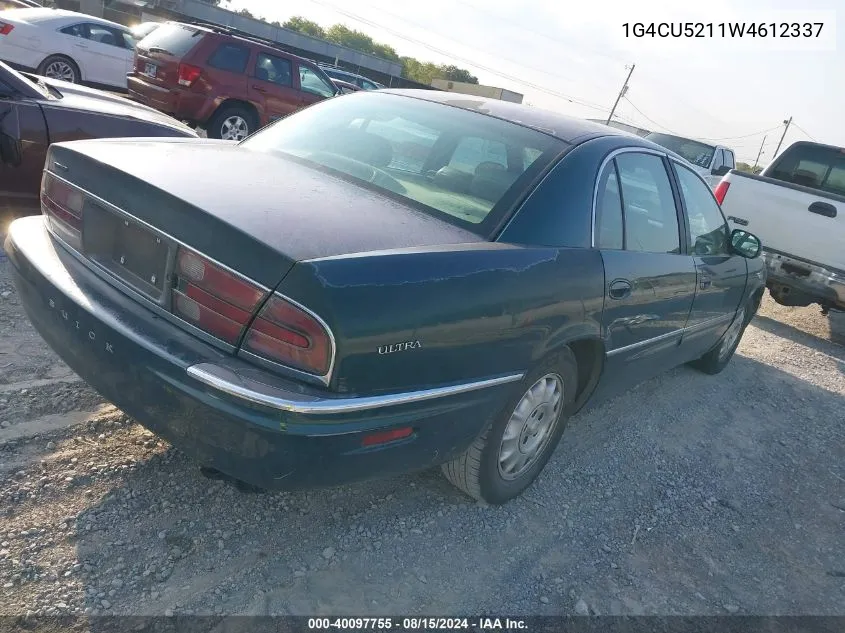 1998 Buick Park Avenue Ultra VIN: 1G4CU5211W4612337 Lot: 40097755