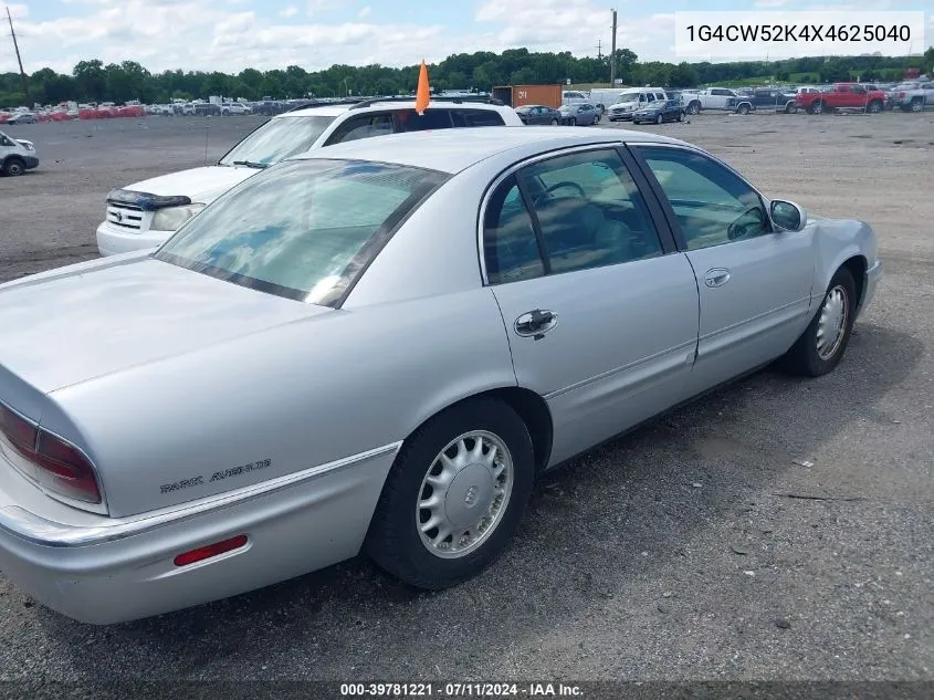 1G4CW52K4X4625040 1999 Buick Park Avenue