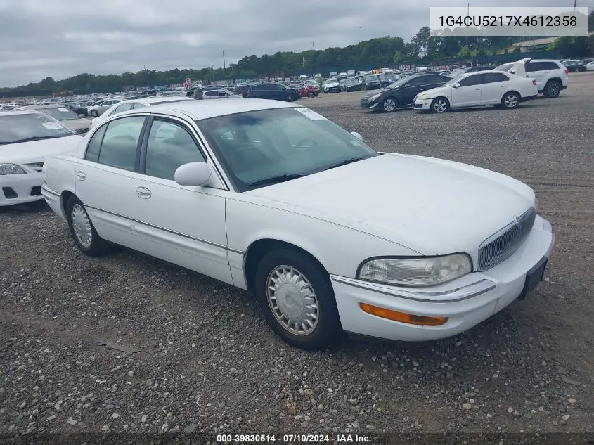 1999 Buick Park Avenue Ultra VIN: 1G4CU5217X4612358 Lot: 39830514