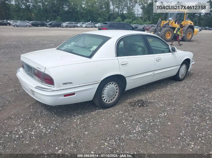 1999 Buick Park Avenue Ultra VIN: 1G4CU5217X4612358 Lot: 39830514