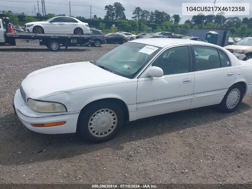 1999 Buick Park Avenue Ultra VIN: 1G4CU5217X4612358 Lot: 39830514