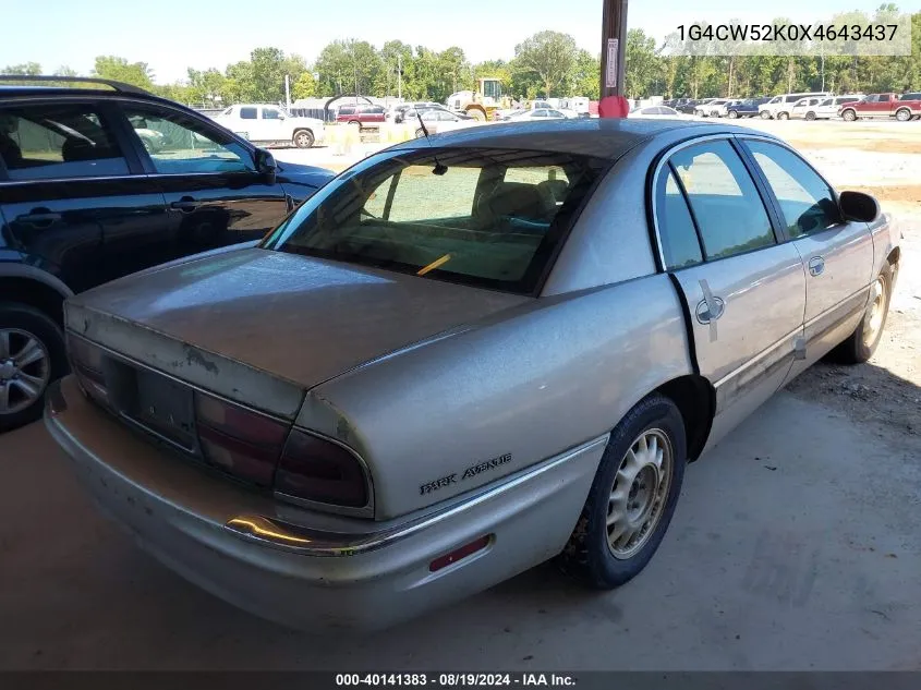 1999 Buick Park Avenue VIN: 1G4CW52K0X4643437 Lot: 40141383