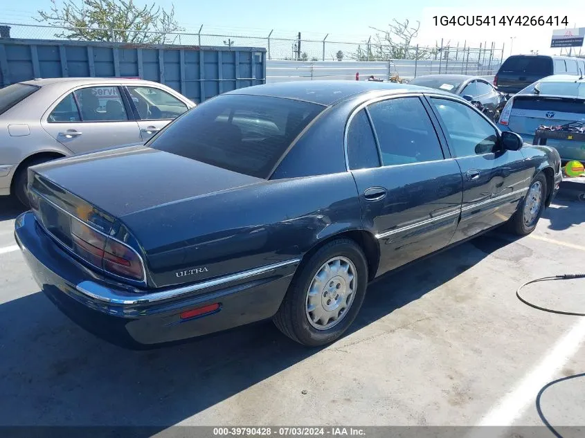 2000 Buick Park Avenue Ultra VIN: 1G4CU5414Y4266414 Lot: 39790428