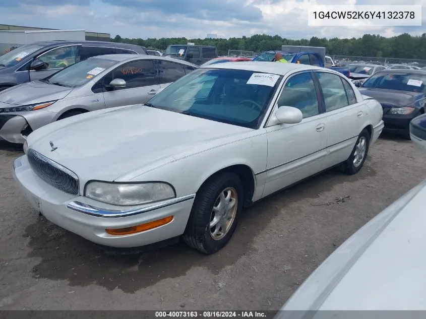 1G4CW52K6Y4132378 2000 Buick Park Avenue