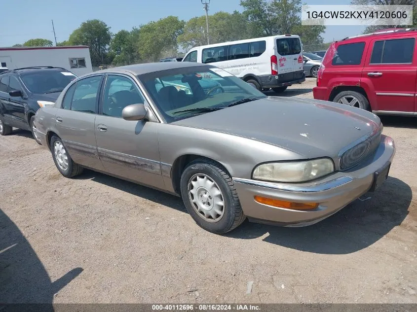 2000 Buick Park Avenue VIN: 1G4CW52KXY4120606 Lot: 40112696