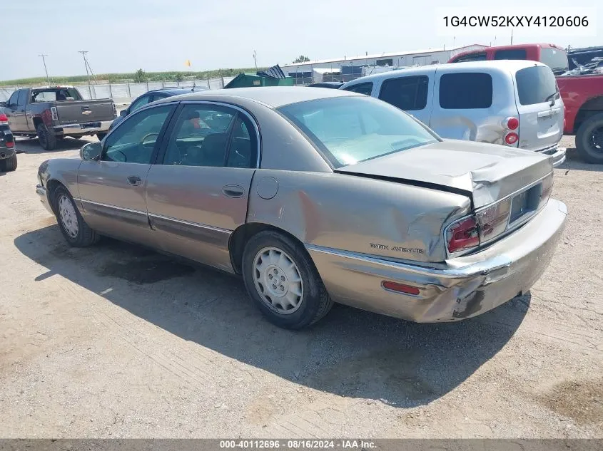 2000 Buick Park Avenue VIN: 1G4CW52KXY4120606 Lot: 40112696