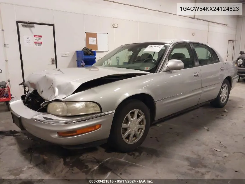 2002 Buick Park Avenue VIN: 1G4CW54KX24124823 Lot: 39421816