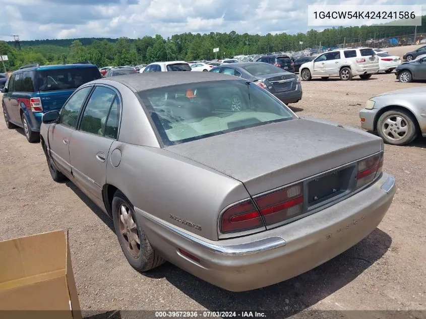 1G4CW54K424241586 2002 Buick Park Avenue