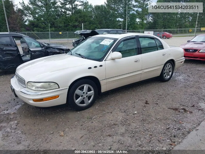 2003 Buick Park Avenue Ultra VIN: 1G4CU541534203511 Lot: 39433903